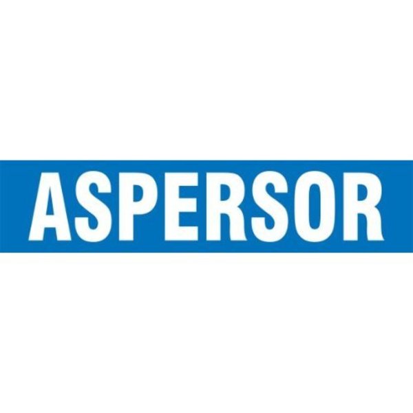 Accuform SPANISH PIPE MARKER ASPERSOR SHRPK661STC SHRPK661STC
